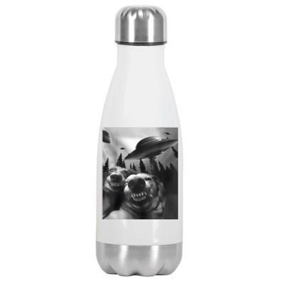 Funny Dogs Selfie With UFOs Stainless Steel Insulated Water Bottle