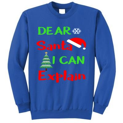 Funny Dear Santa I Can Explain Christmas Xmas Sweater Jumper Gift Sweatshirt