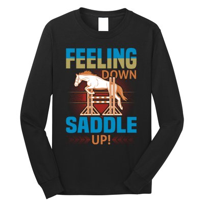 Feeling Down Saddle Up Long Sleeve Shirt