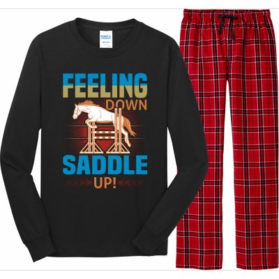 Feeling Down Saddle Up Long Sleeve Pajama Set