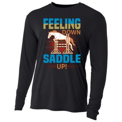 Feeling Down Saddle Up Cooling Performance Long Sleeve Crew