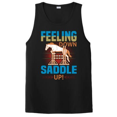 Feeling Down Saddle Up PosiCharge Competitor Tank