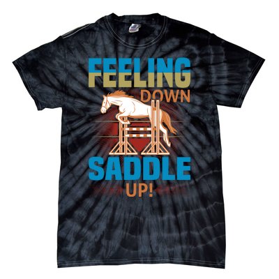 Feeling Down Saddle Up Tie-Dye T-Shirt