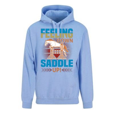 Feeling Down Saddle Up Unisex Surf Hoodie