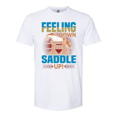 Feeling Down Saddle Up Softstyle CVC T-Shirt