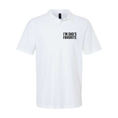 Favorite Daughter Son Child Boy Girl Im Dads Favorite Softstyle Adult Sport Polo