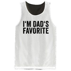 Favorite Daughter Son Child Boy Girl Im Dads Favorite Mesh Reversible Basketball Jersey Tank