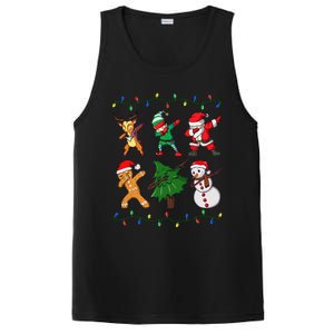 Festive Dabbing Santa Elf and Deer for Christmas PosiCharge Competitor Tank