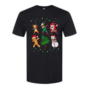 Festive Dabbing Santa Elf and Deer for Christmas Softstyle CVC T-Shirt