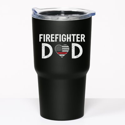 Firefighter Dad Support The Thin Red Line USA Flag Tumbler