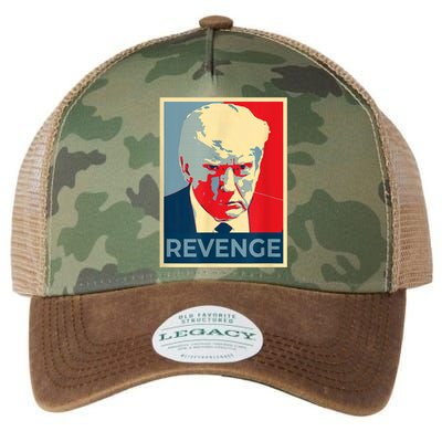 Free Donald Trump Mug Shot Republican Revenge MAGA 2024 Legacy Tie Dye Trucker Hat