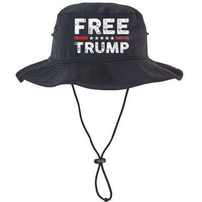 Free Donald Trump Republican Support Pro Trump American Flag Legacy Cool Fit Booney Bucket Hat