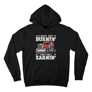 Funny Diesel Trucker Big Rig Semi-Trailer Truck Driver  Hoodie