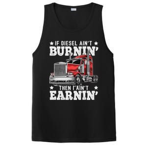 Funny Diesel Trucker Big Rig Semi-Trailer Truck Driver  PosiCharge Competitor Tank