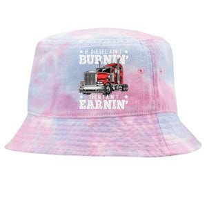 Funny Diesel Trucker Big Rig Semi-Trailer Truck Driver  Tie-Dyed Bucket Hat