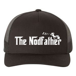 Funny Dad The Nodfather Sarcastic Napping Yupoong Adult 5-Panel Trucker Hat