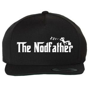 Funny Dad The Nodfather Sarcastic Napping Wool Snapback Cap