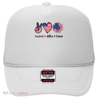 Foxtrots Delta Tangos Foxtrots Delta Tangos High Crown Mesh Back Trucker Hat