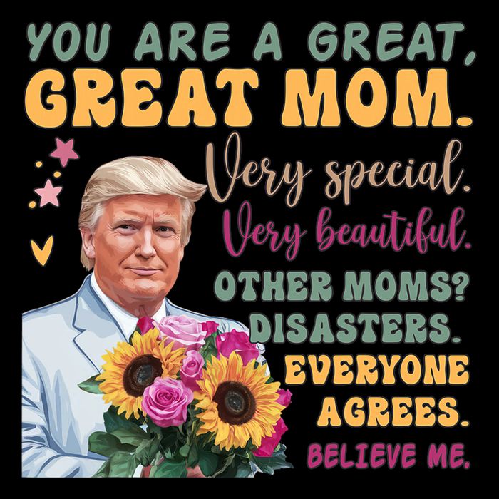 Funny Donald Trump Mothers Day Hold Flower Funny Quote Bucket Hat