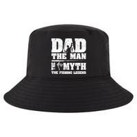 Funny Dad The Man The Myth The Fishing Legend Grunge Father's Day Gift Cool Comfort Performance Bucket Hat