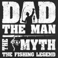 Funny Dad The Man The Myth The Fishing Legend Grunge Father's Day Gift 11oz C Handle Ceramic Mug