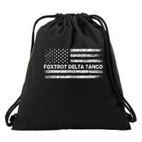 Foxtrots Delta Tangos Foxtrots Delta Tangos Drawstring Bag