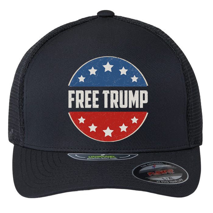 Free Donald Trump Republican Support Pro Trump Flexfit Unipanel Trucker Cap