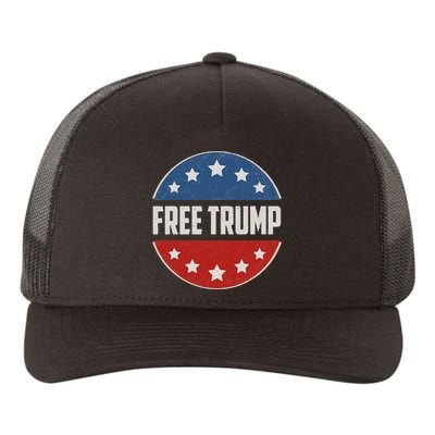 Free Donald Trump Republican Support Pro Trump Yupoong Adult 5-Panel Trucker Hat