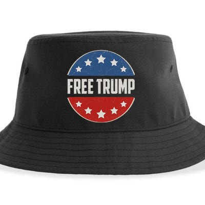 Free Donald Trump Republican Support Pro Trump Sustainable Bucket Hat