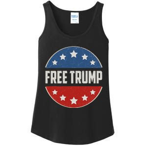 Free Donald Trump Republican Support Pro Trump Ladies Essential Tank