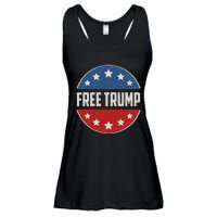 Free Donald Trump Republican Support Pro Trump Ladies Essential Flowy Tank