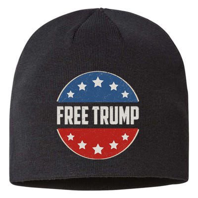 Free Donald Trump Republican Support Pro Trump Sustainable Beanie