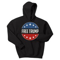 Free Donald Trump Republican Support Pro Trump Kids Hoodie