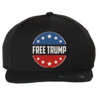 Free Donald Trump Republican Support Pro Trump Wool Snapback Cap