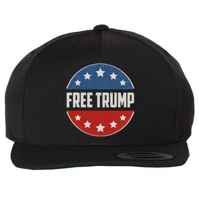 Free Donald Trump Republican Support Pro Trump Wool Snapback Cap