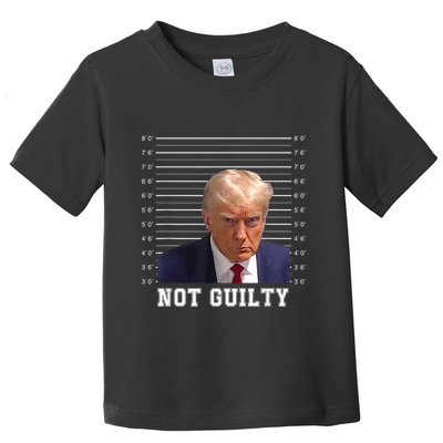 Free Donald Trump Mug Shot Republican President MAGA 2024 Toddler T-Shirt