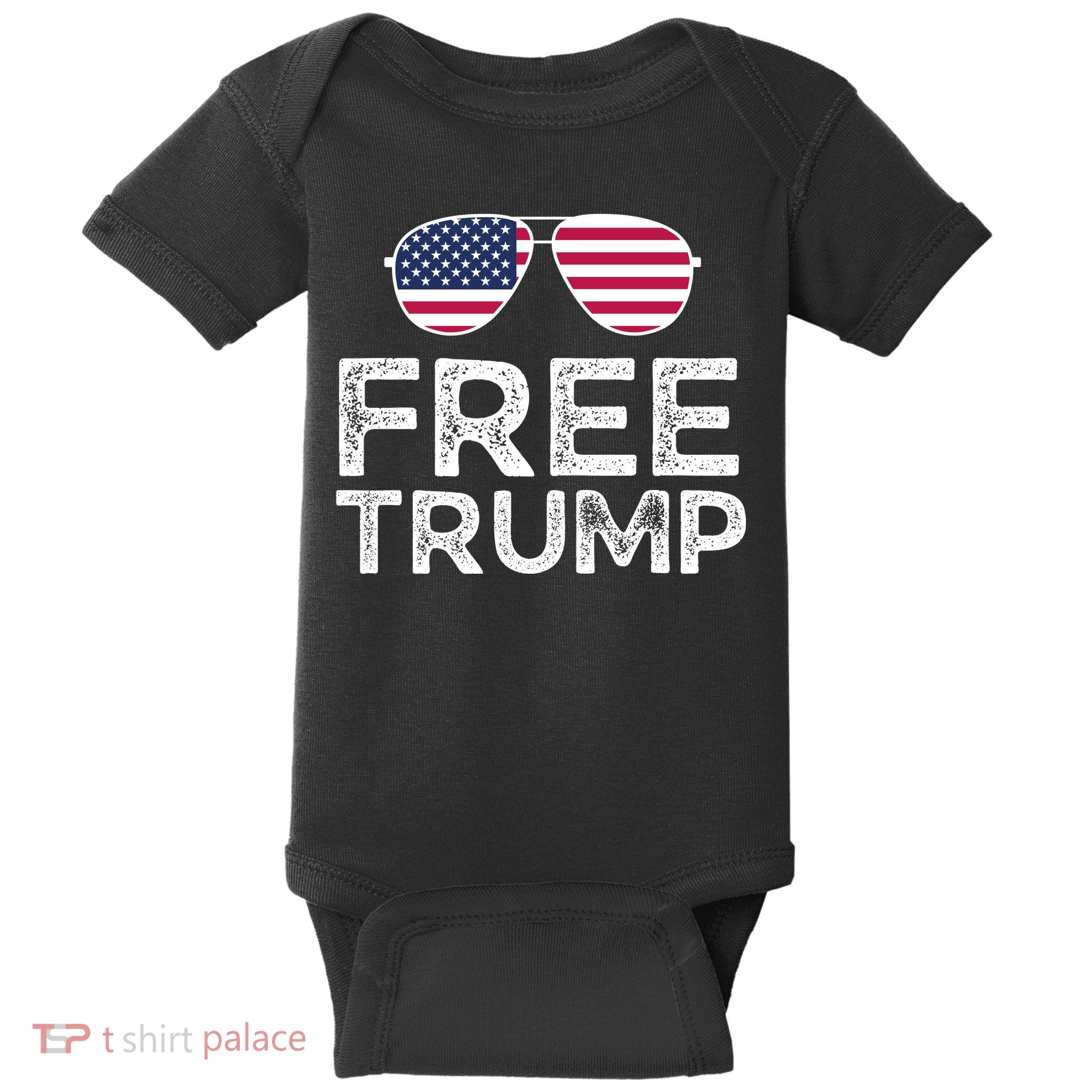 Free Donald Trump Republican Support Baby Bodysuit