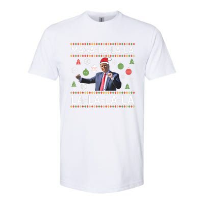 Funny Donald Trump Ugly Christmas Sweater. Maga La La La Softstyle CVC T-Shirt