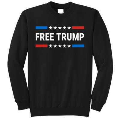 Free Donald Trump Republican Support Pro Trump American Flag Sweatshirt