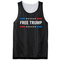 Free Donald Trump Republican Support Pro Trump American Flag Mesh Reversible Basketball Jersey Tank