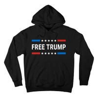 Free Donald Trump Republican Support Pro Trump American Flag Tall Hoodie