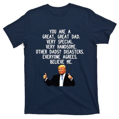 Funny Donald Trump Fathers Day Gag Gift Conservative Dad T-Shirt