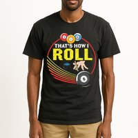 Father's Day That's How I Roll Snooker Billiards Gift For Dad Tall T-Shirt