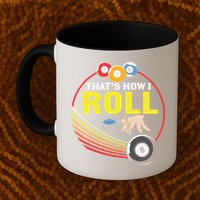 Father's Day That's How I Roll Snooker Billiards Gift For Dad Mug