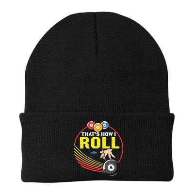 Father's Day That's How I Roll Snooker Billiards Gift For Dad Beanie
