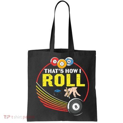 Father's Day That's How I Roll Snooker Billiards Gift For Dad Bag