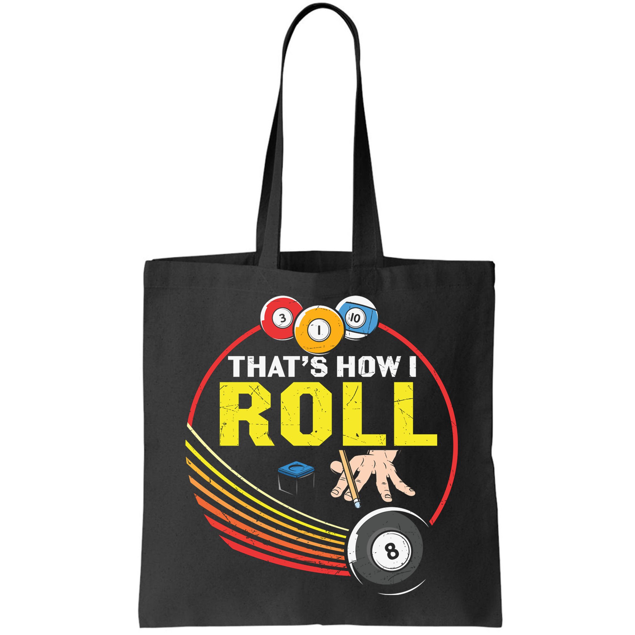 Father's Day That's How I Roll Snooker Billiards Gift For Dad Bag