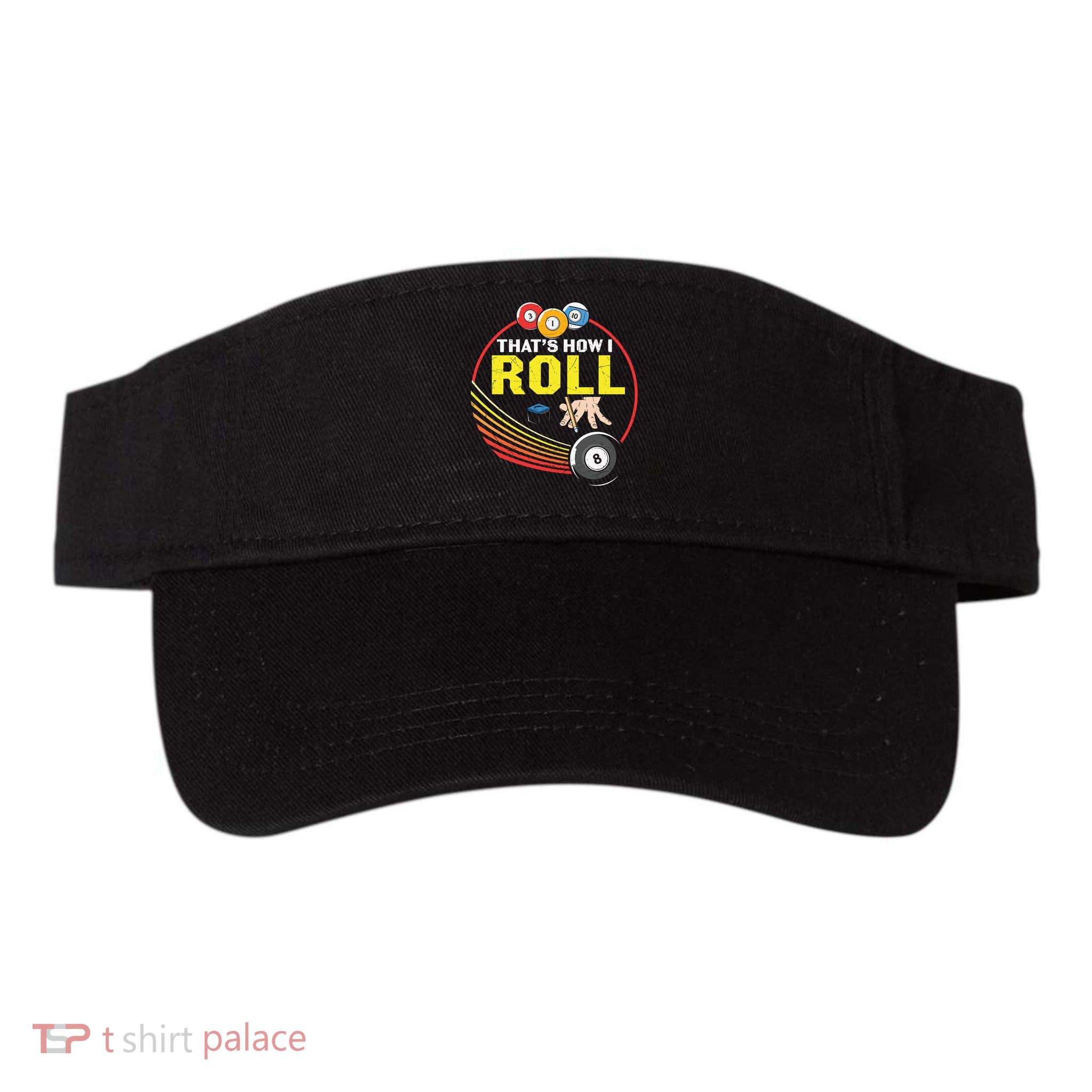 Father's Day That's How I Roll Snooker Billiards Gift For Dad Visor