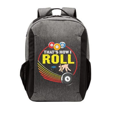 Father's Day That's How I Roll Snooker Billiards Gift For Dad Vector Backpack