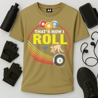 Father's Day That's How I Roll Snooker Billiards Gift For Dad Performance Shirt